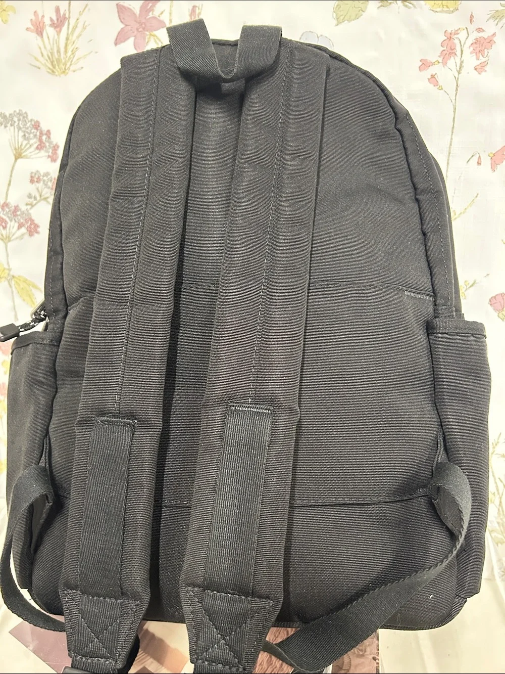 STATE REED Black Backpack with Red Accent